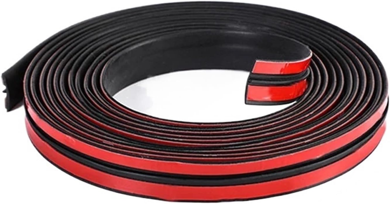 Car Front Windscreen Sunroof Sticker Rubber Seal Strip Roof Leakage Seal Soundproofing Edge Protector Accessories(19MM X 8M)
