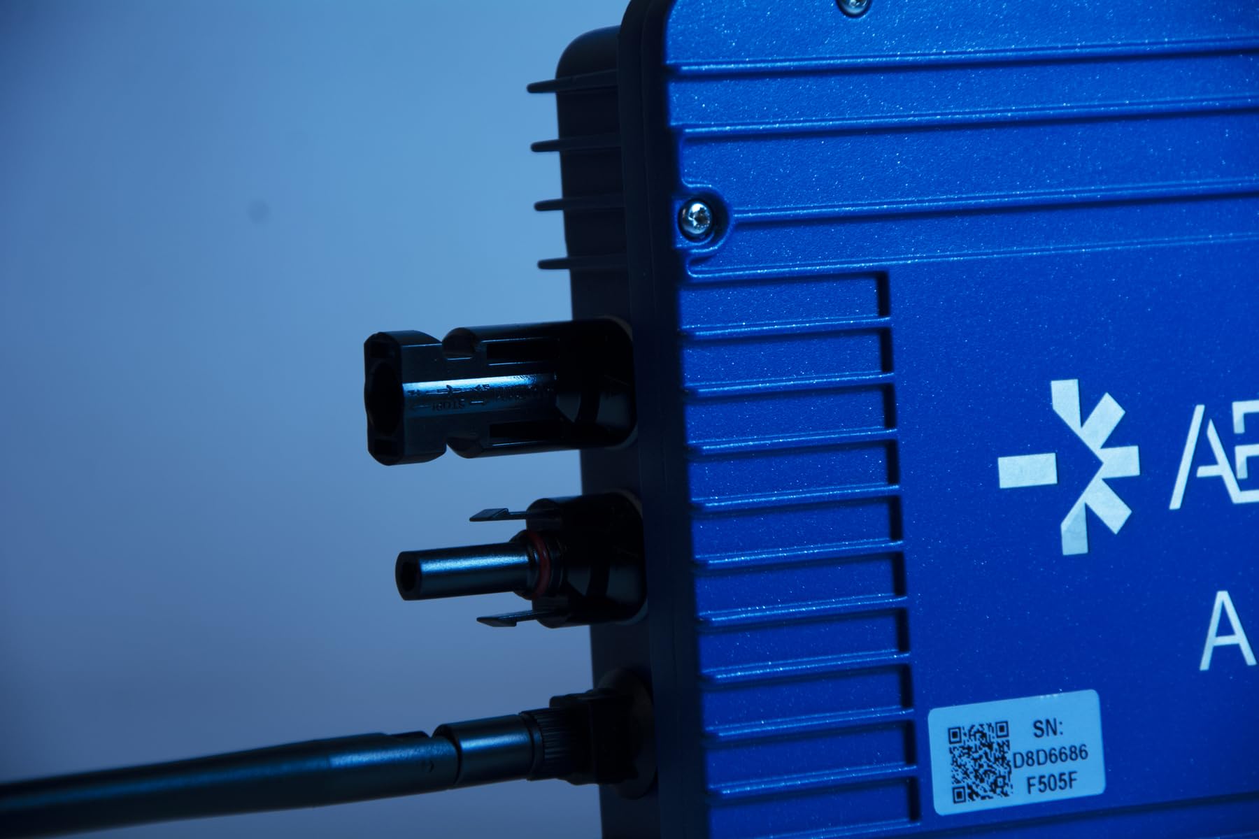 Microinverter AE800 da 800W, Inverter Solare Intelligente WiFi per Kit Solare da Balcone | Inverter PV per pannelli fotovoltaici | IP65 | 2 doppio ingresso | 1 uscita 800W (AE800-800W)