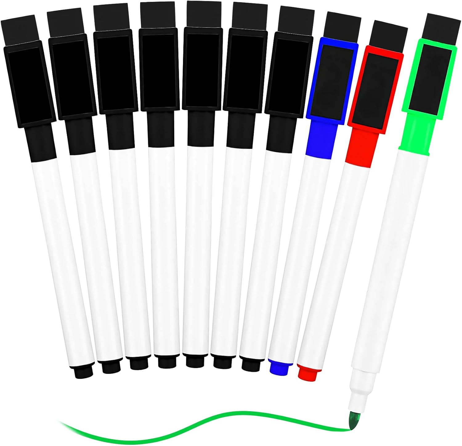 Senbos Dry Erase Markers, 10pcs White Board Markers Whiteboard