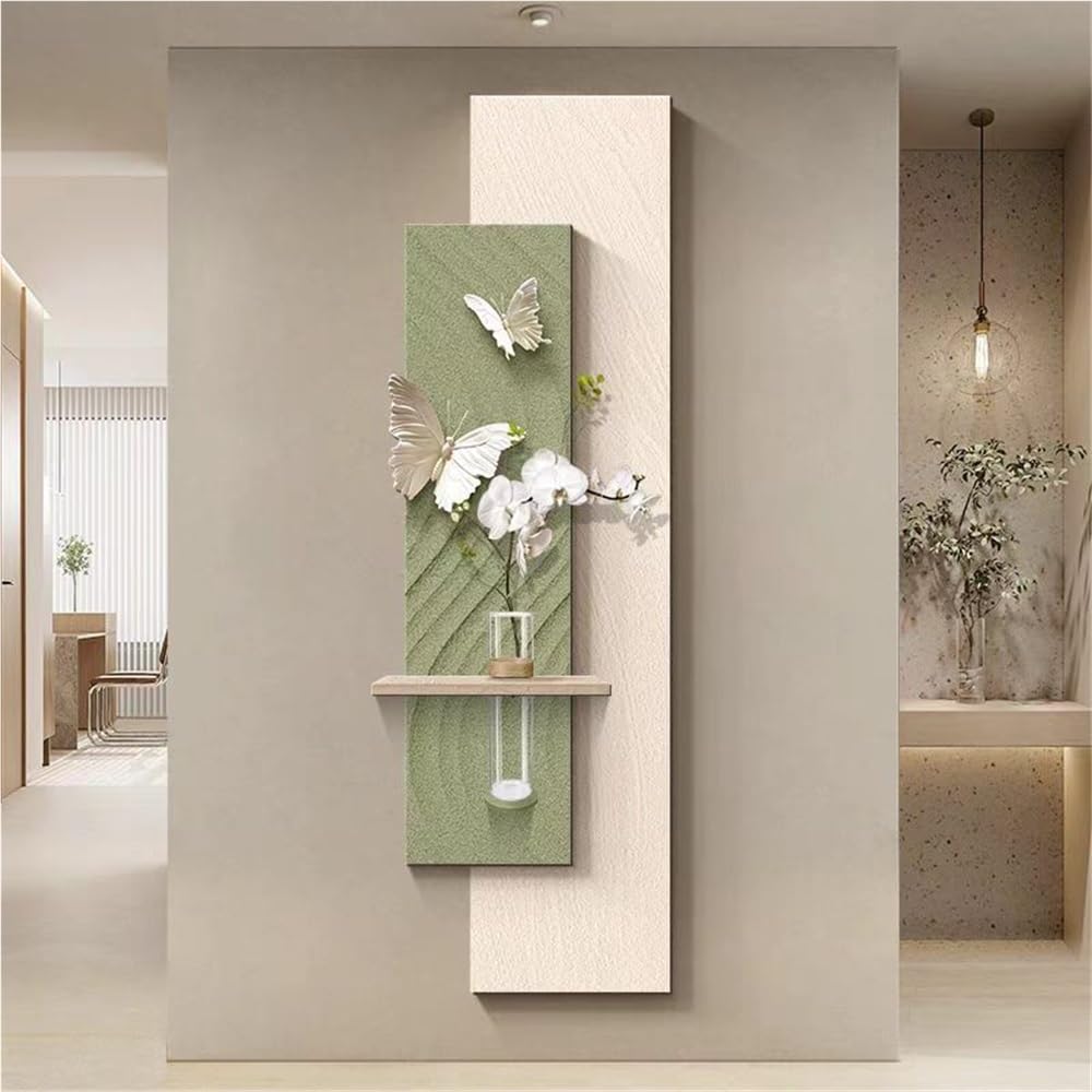 Decoración de Pared con Luces, Arte 3D, Escultura Creativa, Pintura Decorativa LED con Fuente de alimentación enchufable, Ideal para Colgar en la Pared del Dormitorio o la Entrada