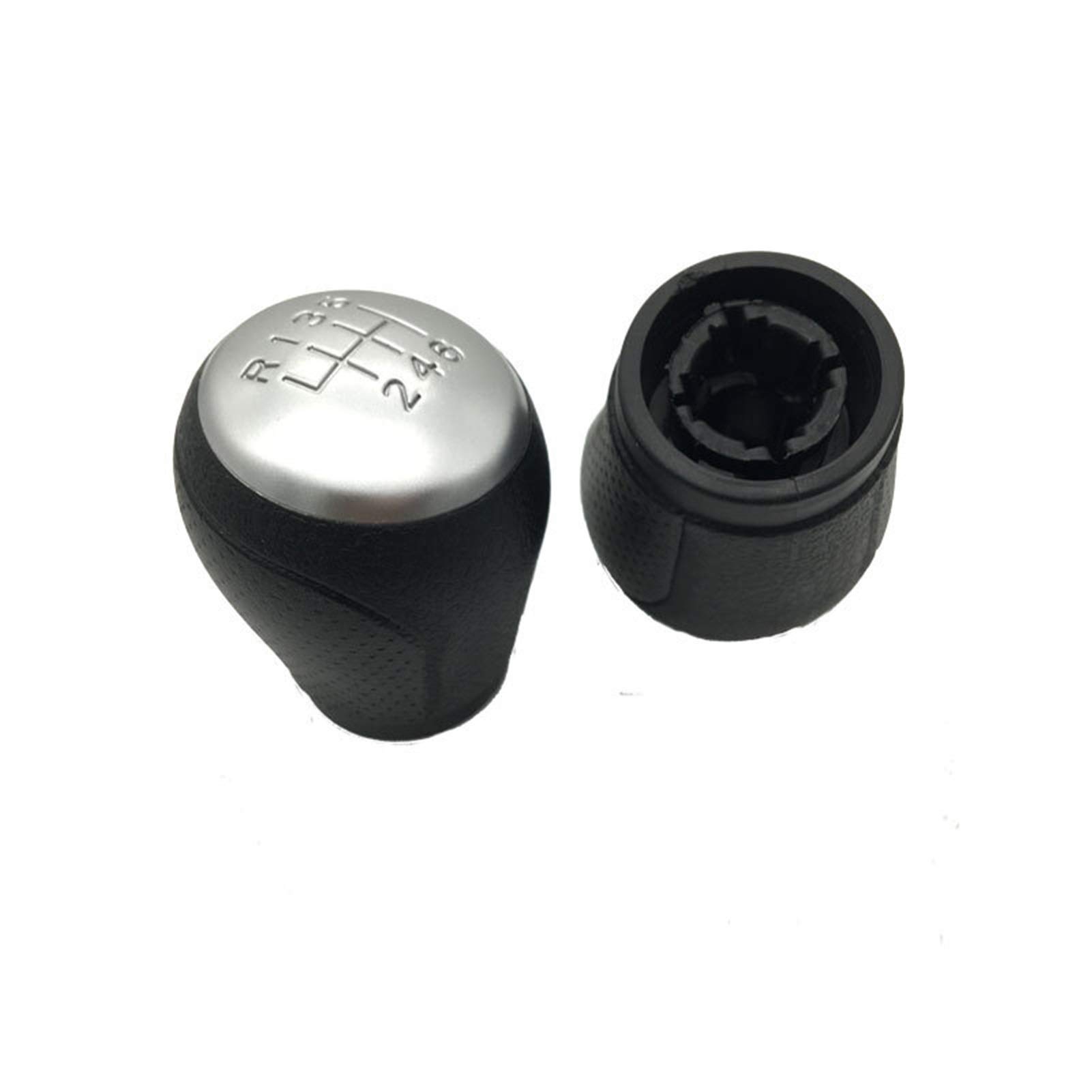 Pasuje do Nissana, Qashqai, I J10, X-Trail, 2006-2013, do Qashqai, II Ręczna dźwignia zmiany biegów MT Gałki zmiany biegów Samochodowej Gałka zmiany biegów (6-biegowa gałka skórzana) (krótka 6