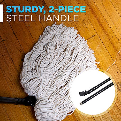 Fuller Brush Wet Mop Head – Absorbent & Professional Quality Cotton Yarn Floor Cleaner #TOP6