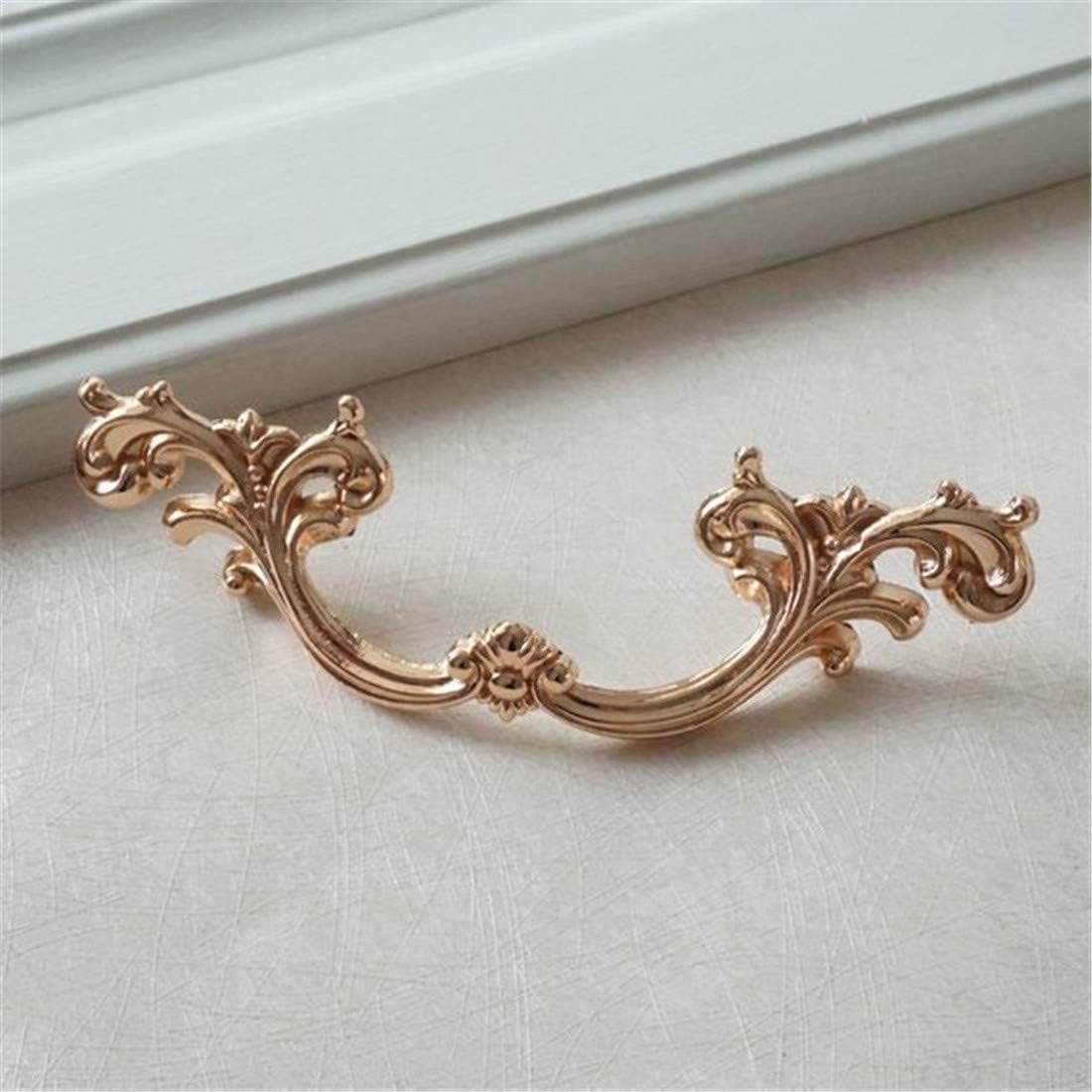 LBFEEL 2.5" 3.78" Rose Gold Drawer Pull Handles Dresser Knobs Shabby Chic Kitchen Cabinet Knob Door Hardware 64 96 mm (2.5" Hole Centers)