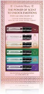 Charlotte Tilbury Perfume Discovery Set - 4 x 2ml Minis - Love Frequency, More Sex, Joyphoria & Star Confidence Eau De Parfum for Women with Natural Oils