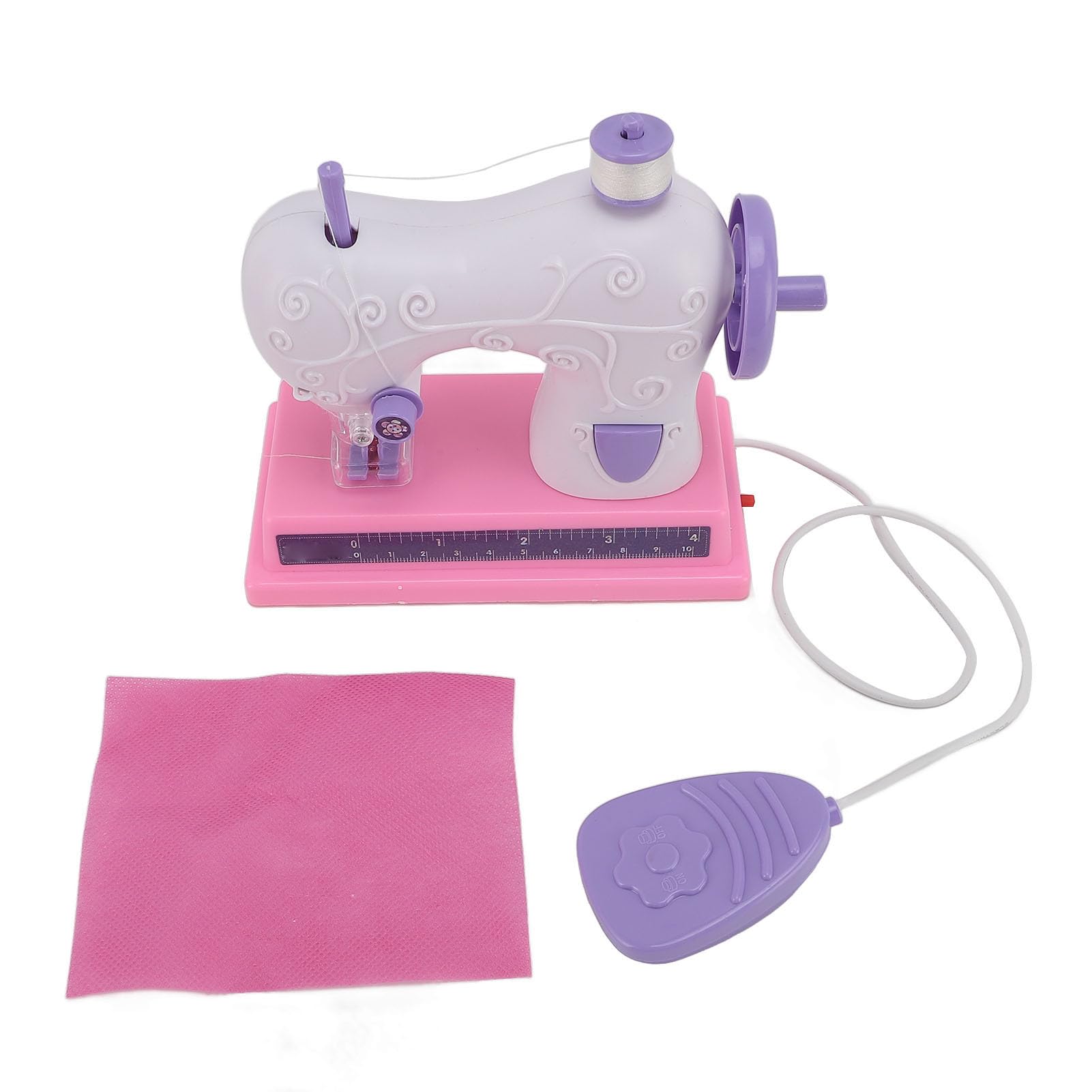 Juguete para Máquina de Coser,Máquina de Coser para Niños, Manualidades, Juguetes para Niños para Niñas (PURPLE)