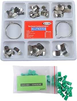 Amazon.com: Tazrigo Dental 100pcs Sectional Contoured