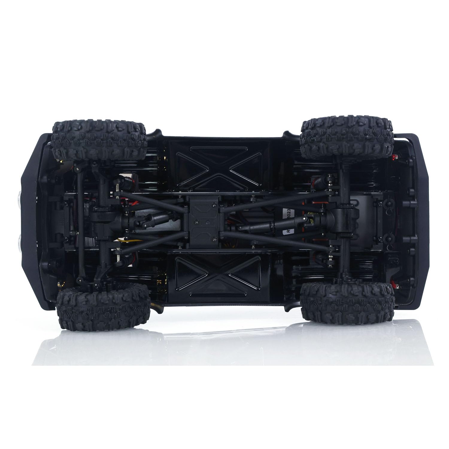 CR18P 1810503 Hobby Plus 1/18 4X4 RC Rock Crawler eléctrico con control remoto todo terreno RockVan sistema de luz amortiguador de choque