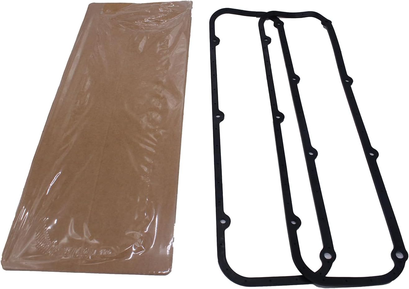 2 pcs BBF Steel Core Rubber Valve Cover Gaskets 3/16" thick Compatible with BB Ford 429 460