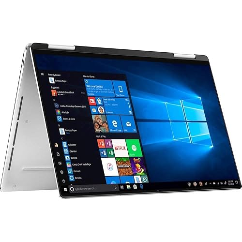 Dell XPS 13 7390 13.4-inch FHD+ Touchscreen 256GB SSD 10th Gen i7 2-in-1 Laptop (8GB RAM, i7-1065G7, Fingerprint Reader, Windows 10 Home) Platinum Silver