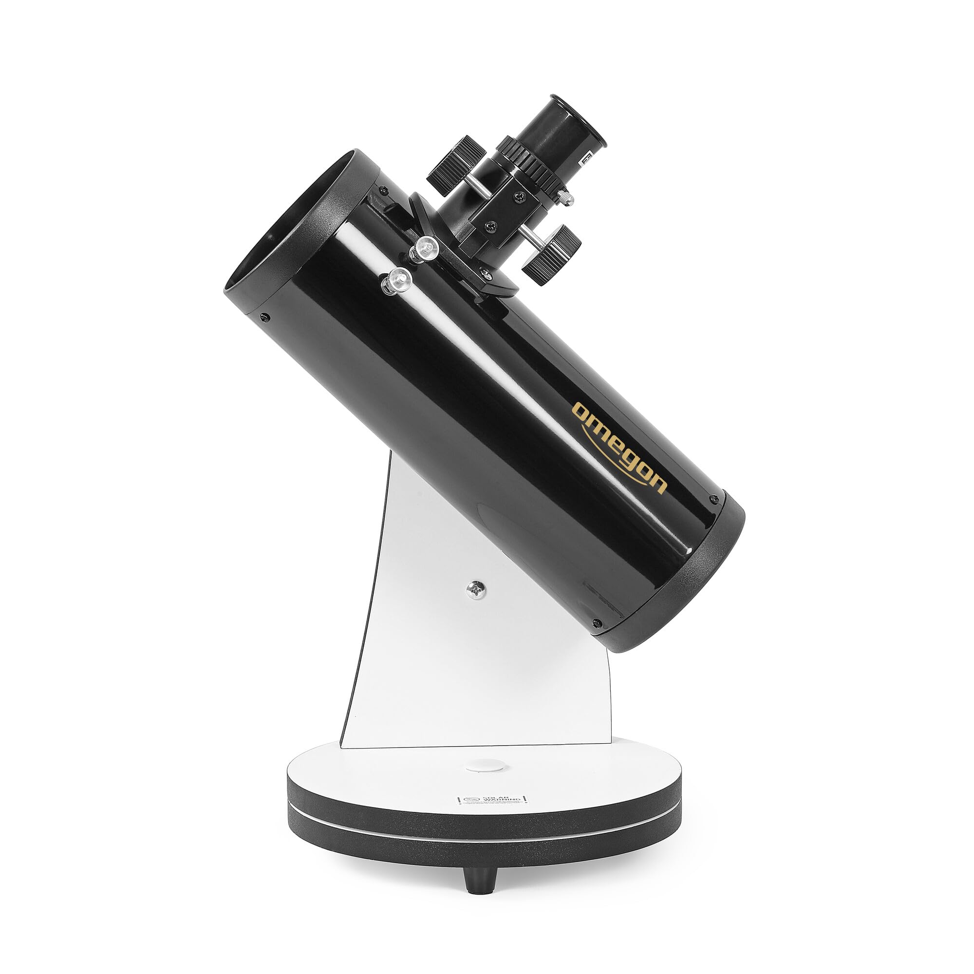 Telescopio Dobson Omegon N 76/300 DOB | Telescopio Dobson compatto da tavolo | Apertura 76 mm | Ingrandimento 75x | Set completo con numerosi accessori | Divertimento per tutta la famiglia