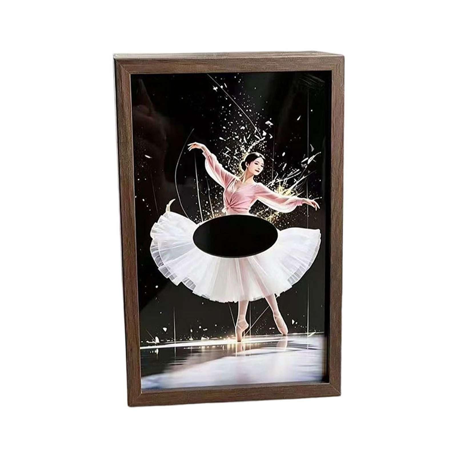 Wooden Ballet Dancer Tissue Box Cover, Unique Skirt Tissue Box Holder