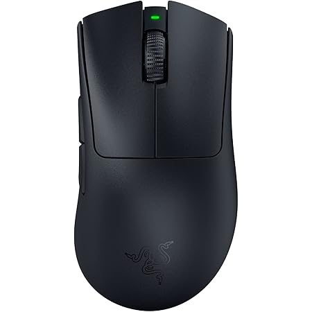 Razer DeathAdder V3 Pro Wireless Gaming Mouse: 63g Ultra Lightweight - Focus Pro 30K Optical Sensor - Fast Optical Switches Gen-3 - HyperSpeed Wireless - 5 Programmable Buttons - 90 Hr Battery - Black