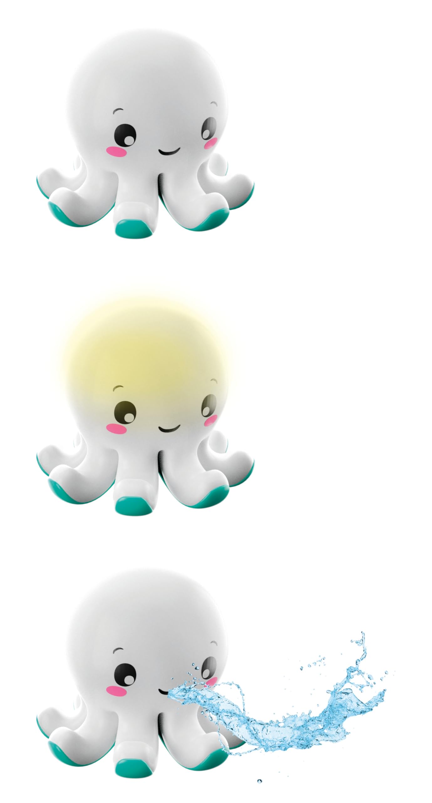 Clementoni Colin The Octopus Zabawka Kąpielowa, Wielokolorowy, 0 miesięcy i więcej