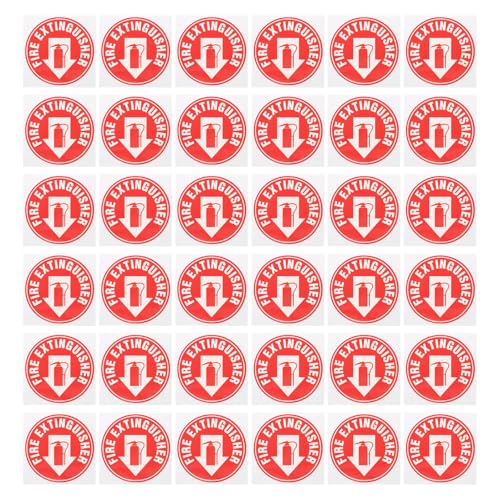 Stickers Extincteur de 11 CM résistants à la décoloration pour une visibilité longue durée