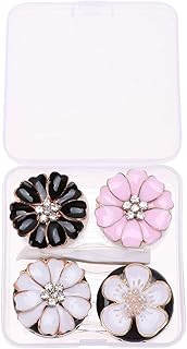 EXCEART Cute Contact Lens Case Travel Kit Portable Contact Case Container with 2 Contact Lens Box Applicator and Tweezers