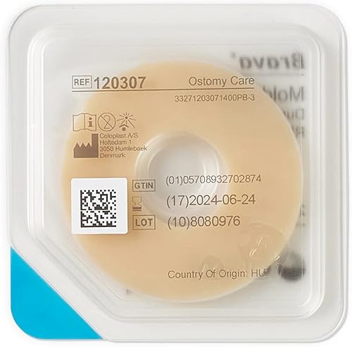 Miniatura 3 de Brava 120307 - Anillo de ostomía (0.079 in de grosor, diámetro de 2 pulgadas, moldeable, 10 unidades)