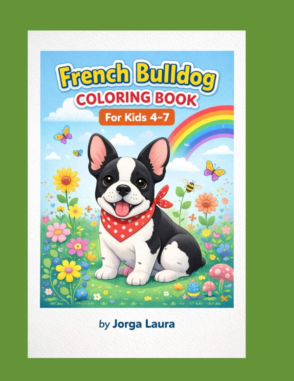 French Bulldog: Coloring Book For Kids 4-7
