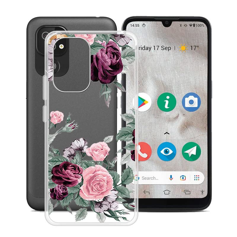 HGJTF Phone Case For Doro 8100 Plus 4G (6.1 Inch) + 2 Pieces Tempered - View #5