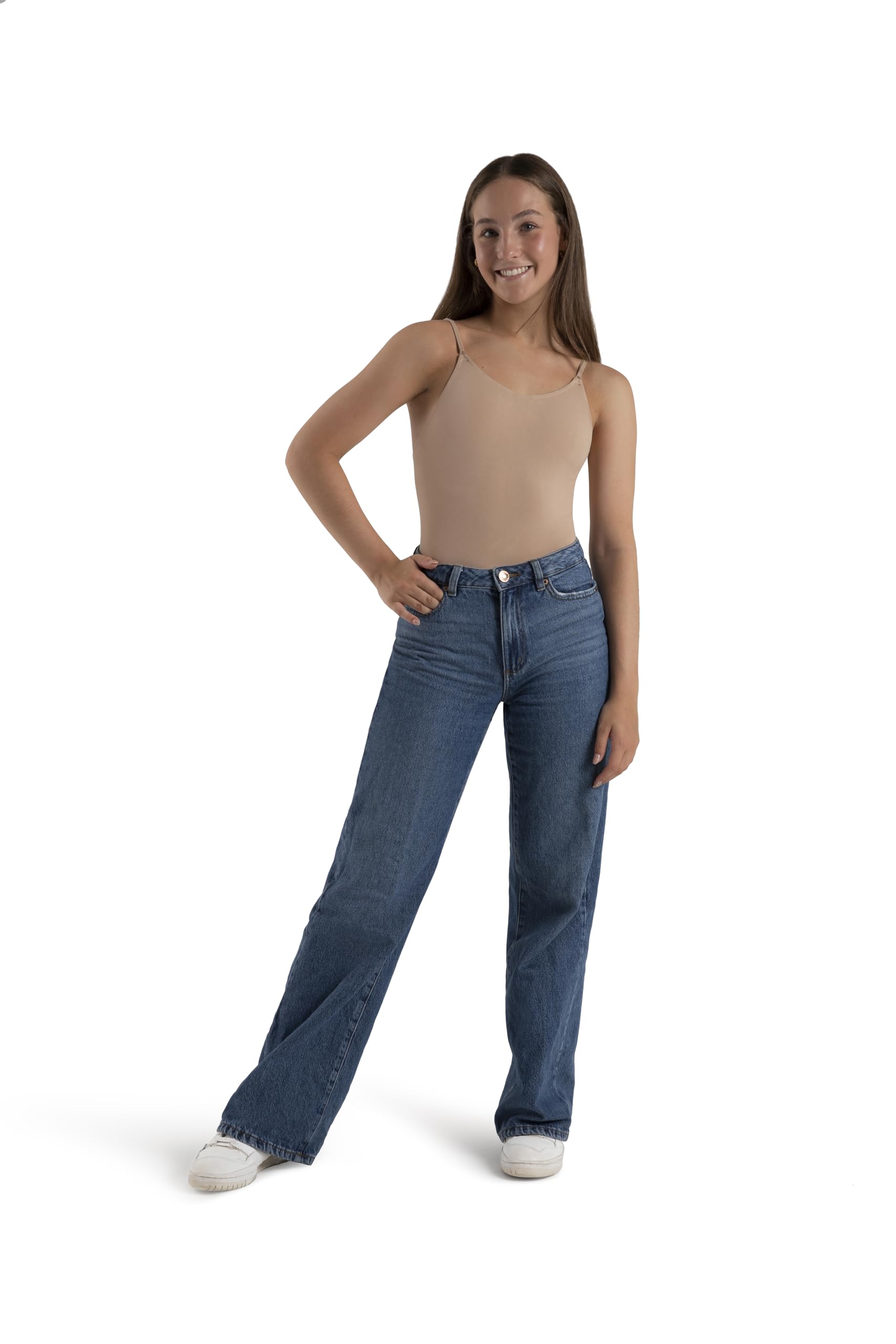 Capezio Capezio Seamless Camisole Leotard W/Transitions Straps 3680 Mujer (Pack de 1)