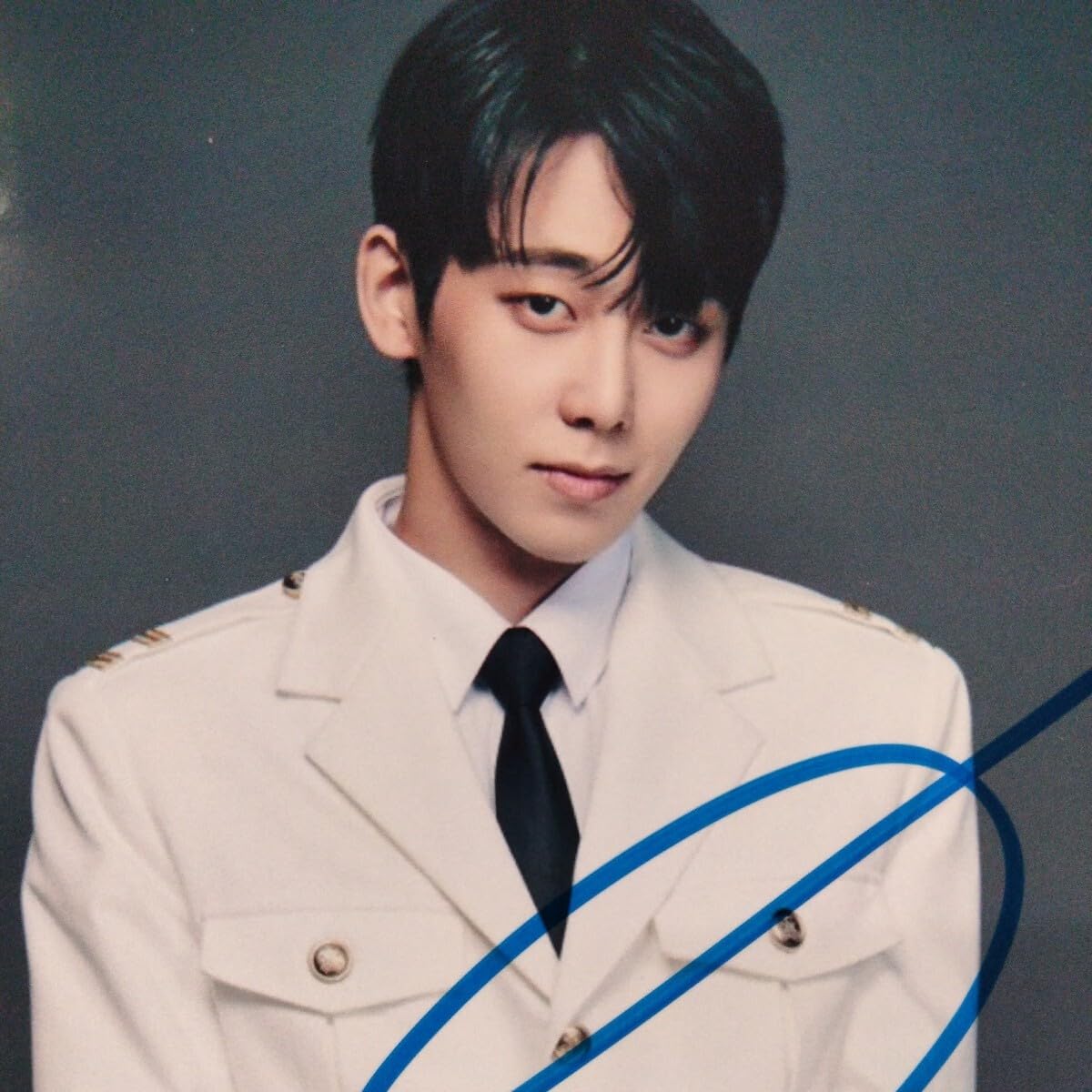 チェジン直筆サイン入り2Lサイズ写真…Chae Jin Seok…マイネーム