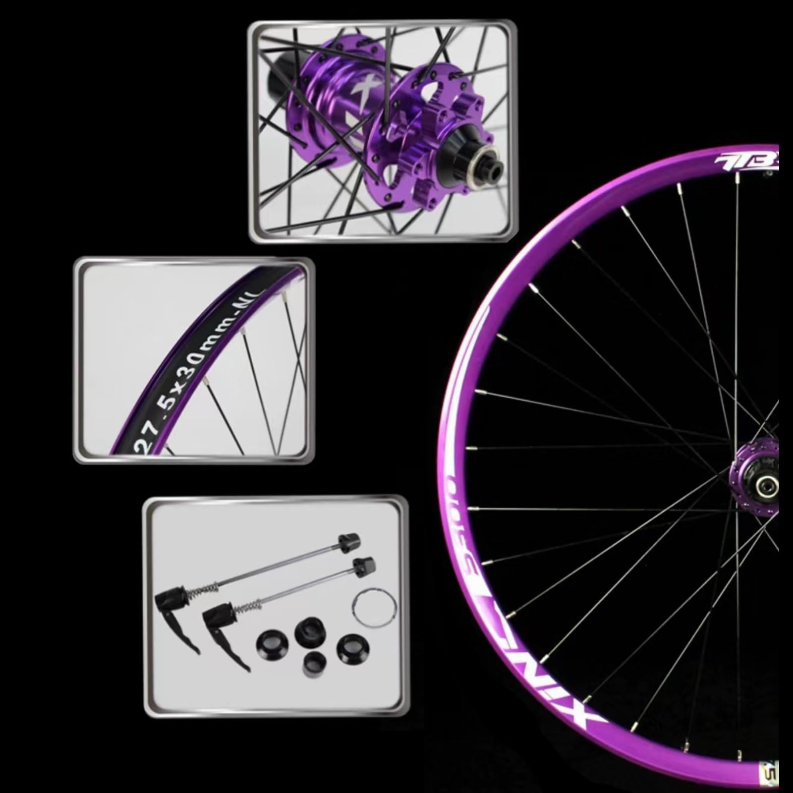 Amazon.co.jp: MirOdo マウンテンバイクホイールセット 26インチ 27.5