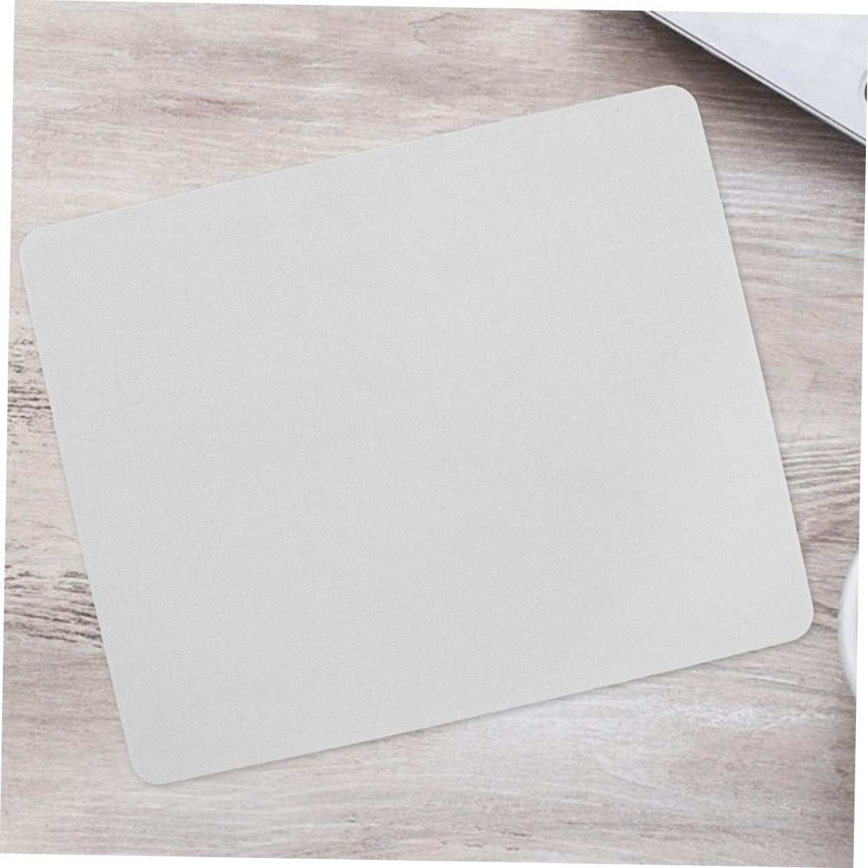 Tappetino Mouse Sublimazione 20 Pezzi Bianco in Gomma e Tessuto