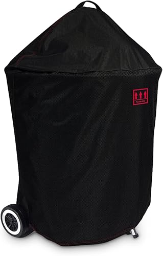 Turtle Life Funda redonda para parrilla de barbacoa, 26 pulgadas, resistente, duradera, impermeable, resistente a los desgarros, resistente a los