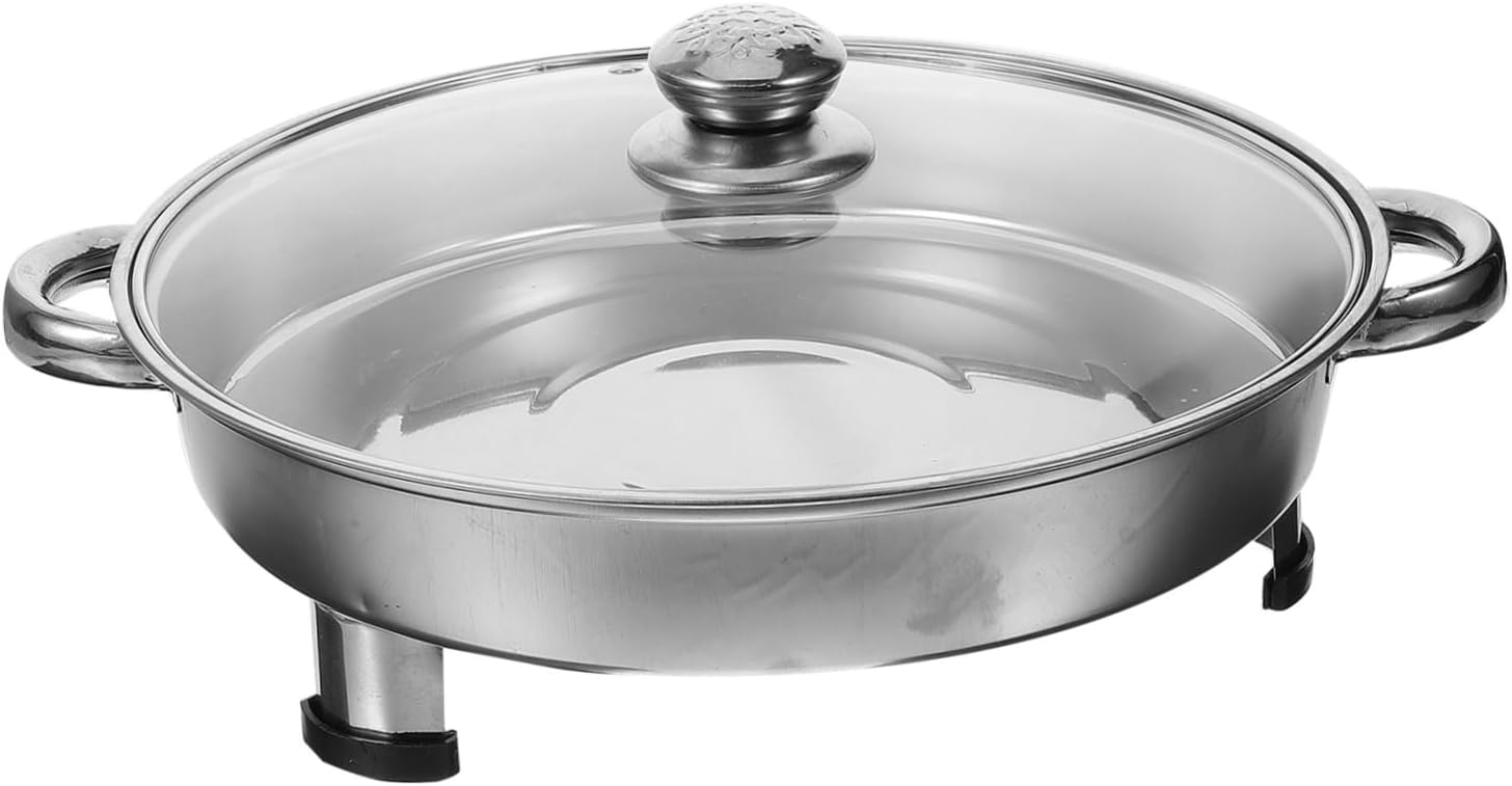 Stainless Steel Rectangular Grilled Fish Roasting Pan with Handle Buffet Warming Dish for Restaurants and Outdoor Cooking Multi-use Kitchen Food Container