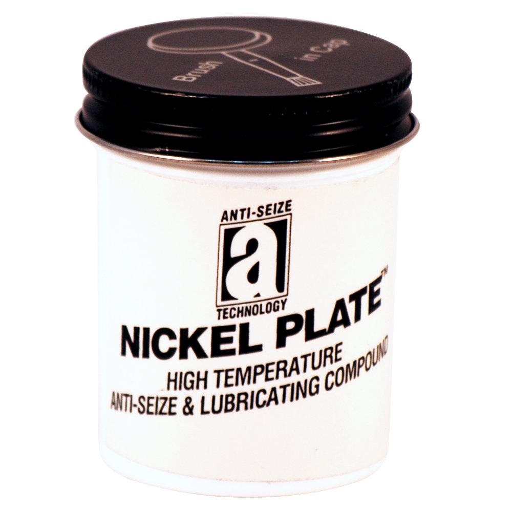 Anti-Seize Technology 35008 Nickel Plate Compound with Graphite in a Non Melting Carrier, 8 oz., Silver/Gray, Paste, Silver;Gray