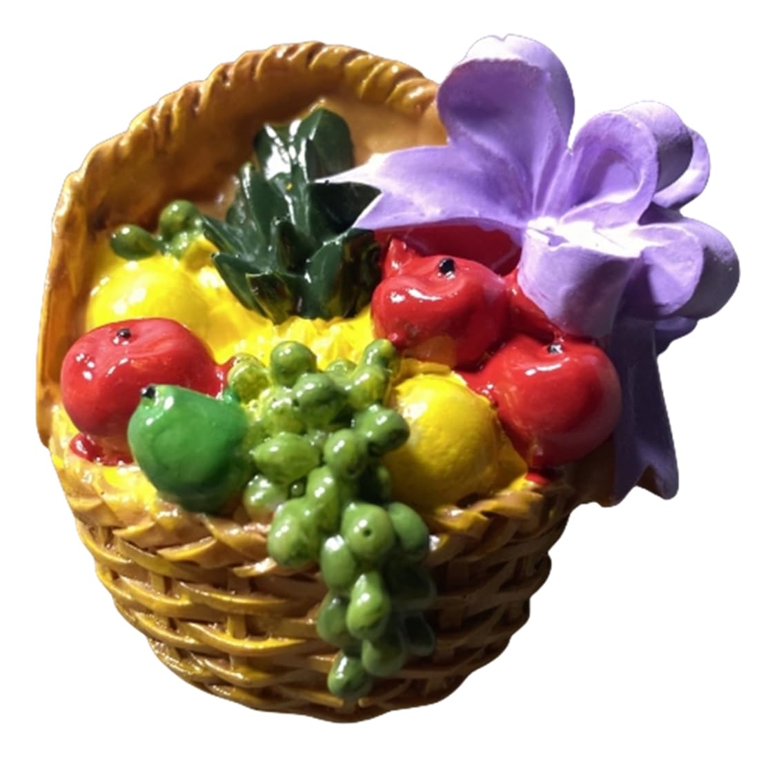 Calamita Per Frigo 3D A Forma Di Cesto Di Frutta: Un Tocco Realistico In Cucina