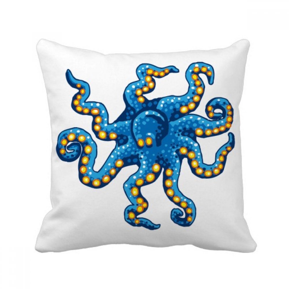 Coussin poulpe marine life 40cm, une idée cadeau originale pour une pendaison de crémaillère