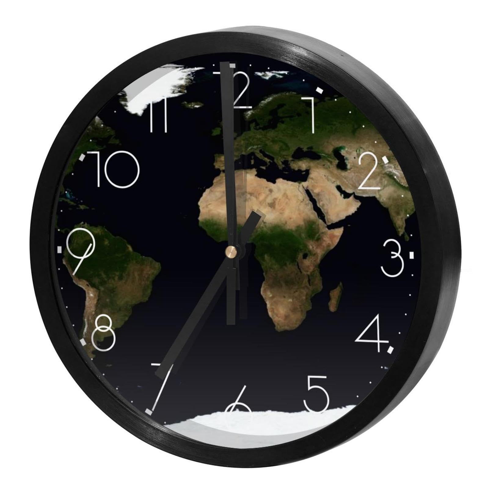 Horloge murale à quartz sans tic-tac à piles pour maison bureau école 30cm
