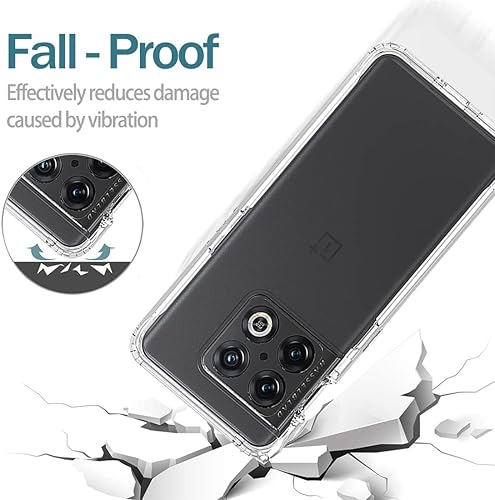 Miniatura 7 de Funda para OnePlus 10 Pro NE2210 con protector de pantalla de vidrio templado, suave 360 cuerpo completo a prueba de golpes híbrido parachoques