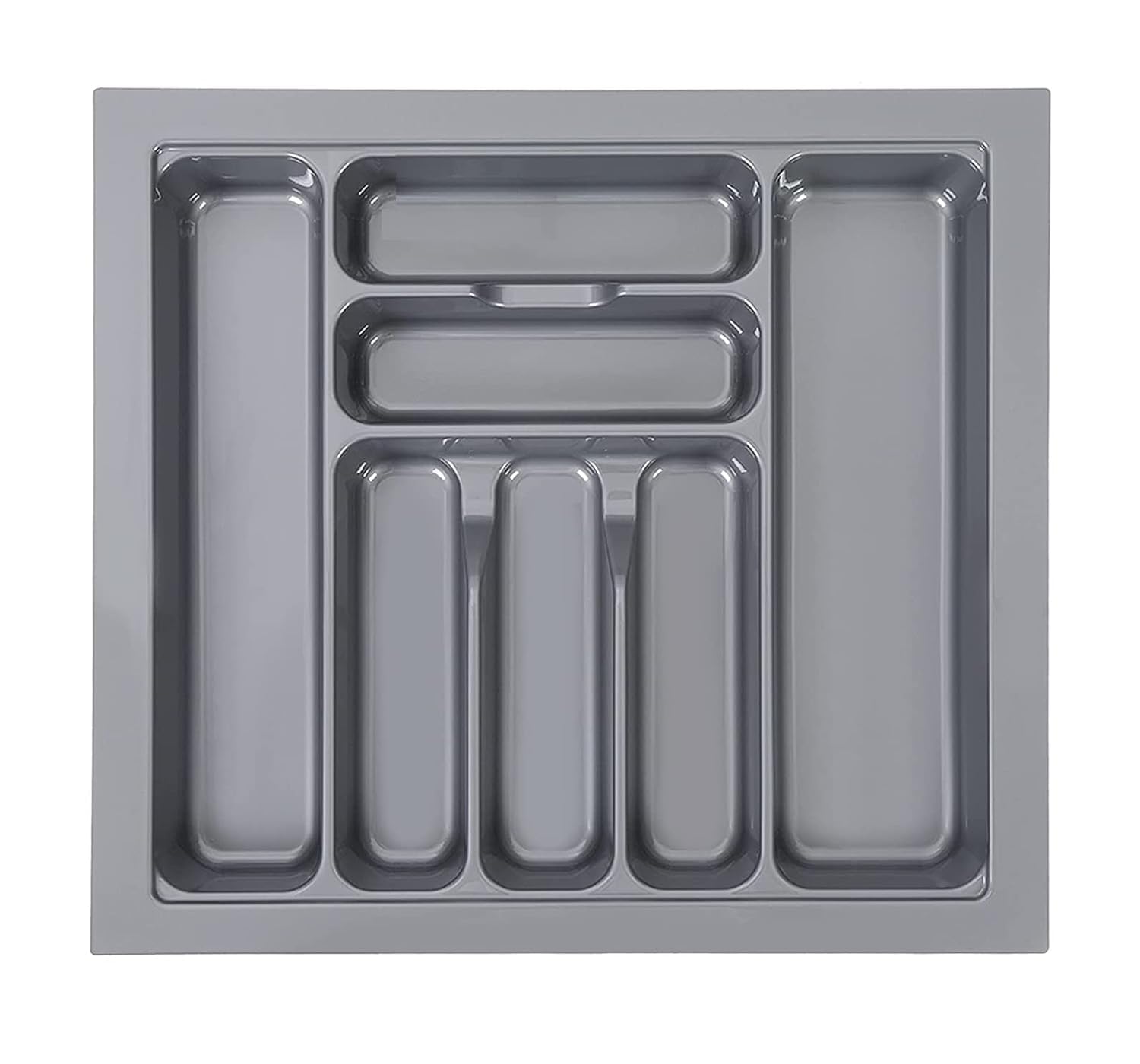 LEVON Plastic Cutlery Tray For Kitchen Drawer,Cutlery Stationery Organizer, Moduler Kitchen Basket, Grey, (21 X 19 Inch) (B0CNTN13WX) Amazon Price History, Amazon Price Tracker