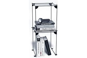 Pack 2, Mesh Locker Shelf, Stackable Extra Tall Locker Organizer