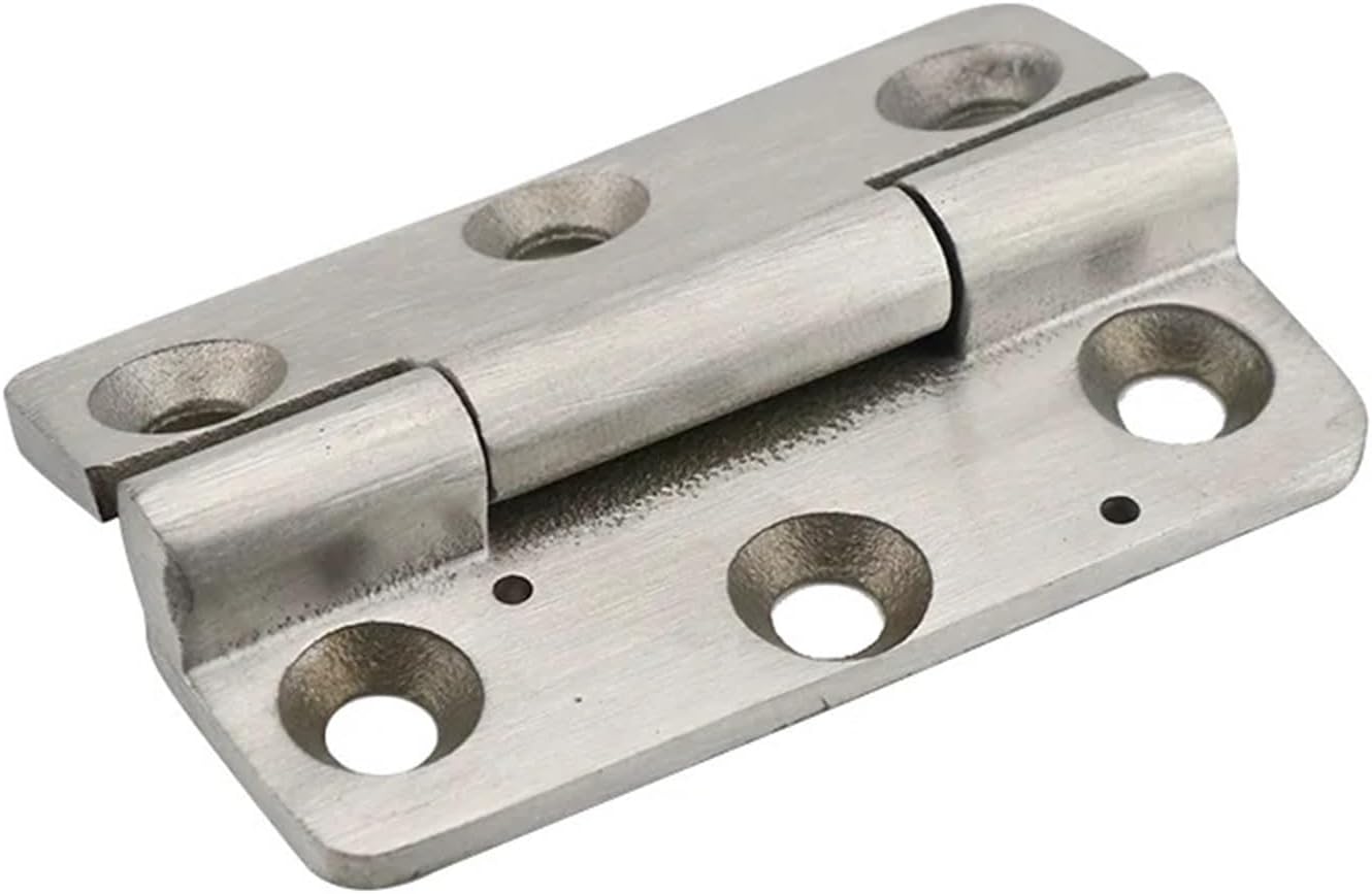 Heavy Duty Door Hinges Industrial Mechanical Equipment Load Bearing Hinges 304 Stainless Steel Flat Open Folding Hinges 1Pcs