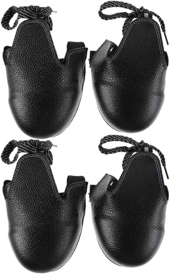 iplusmile 2pairs Non- Safety Overshoes with Steel Caps Insulated Shoe Covers for Warmth and Comfort Production Areas Wear-resistant Protectors for Workplace Use