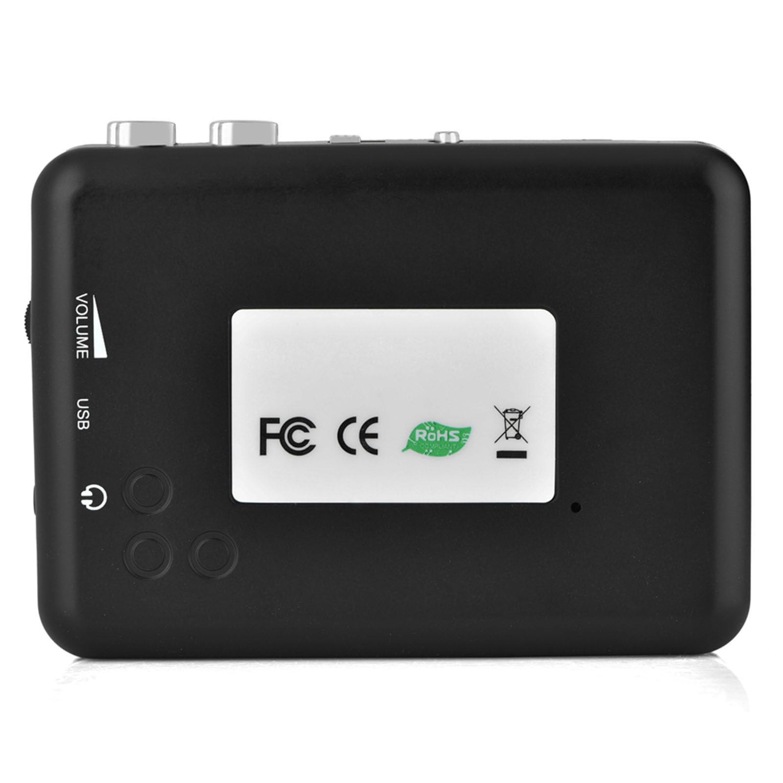 KANASI 5-częściowy zestaw odtwarzaczy kasetowych, kompaktowy przenośny rejestrator z podłączeniem przez USB, konwertuje taśmy muzyczne do formatu MP3 do celów rekreacyjnych i