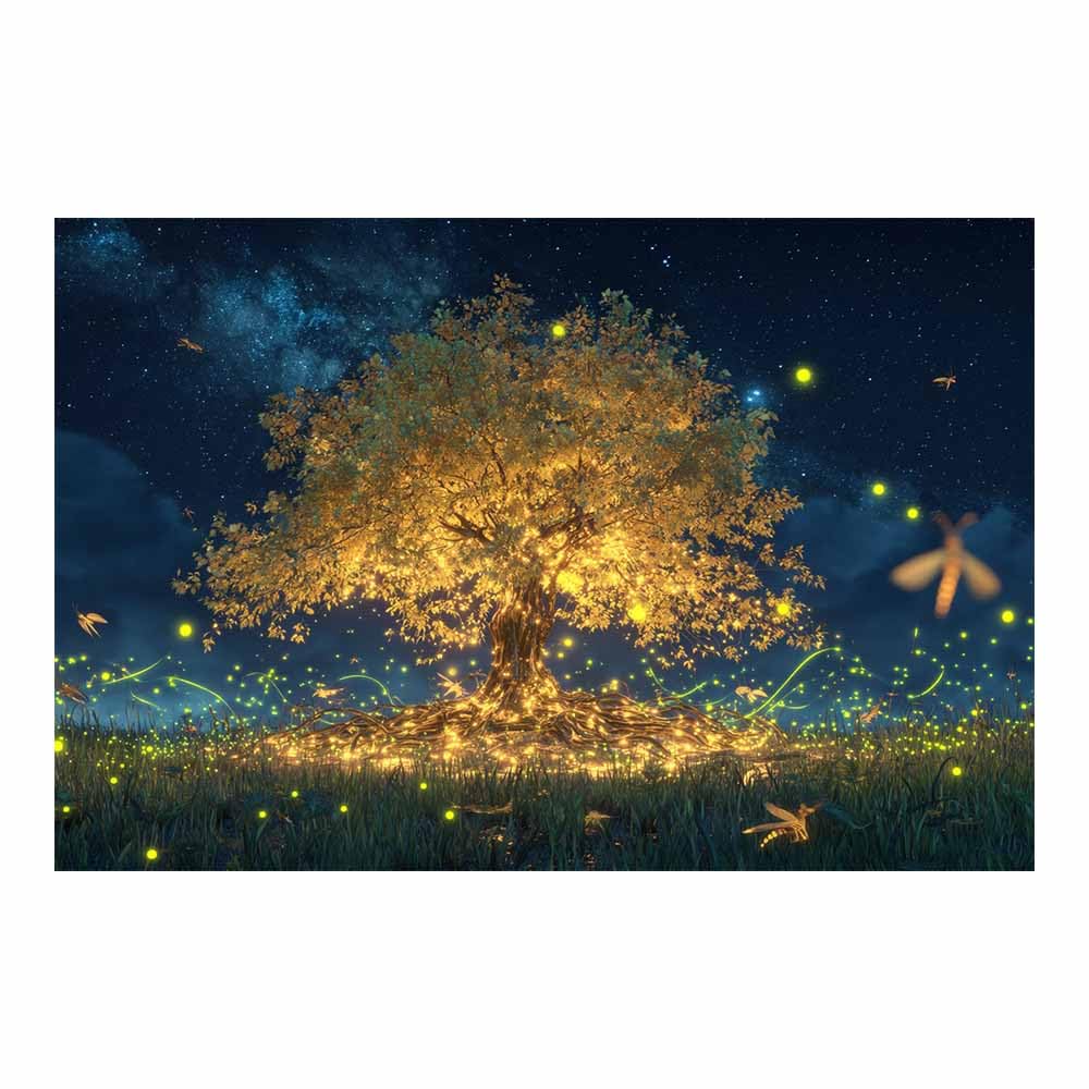 HOQIU Print Canvas Poster Decor Marble Golden Tree canvas prints, nature wall art, for Bathroom Home Office Decor(Multicolor)-80x120cm Unframed