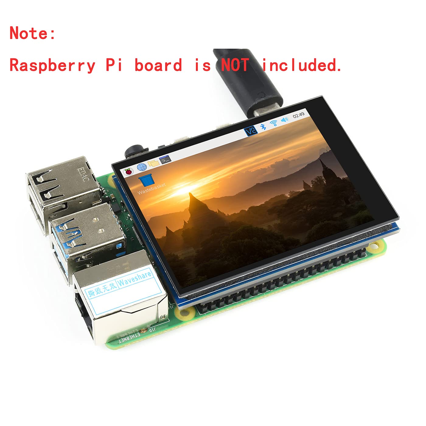 ラズペリーパイ4 8GB モニター付き Amazon.co.jp: 2.8インチ DPI LCD 静電容量式 タッチ ディスプレイ