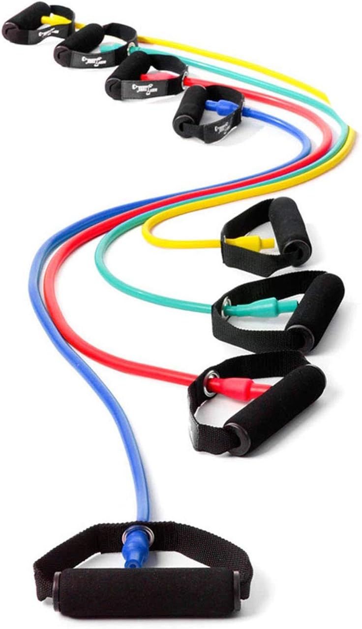 Dittmann BODY TUBE Expander Widerstand mit Plastikgriffen inkl. ÜBUNGSHEFT