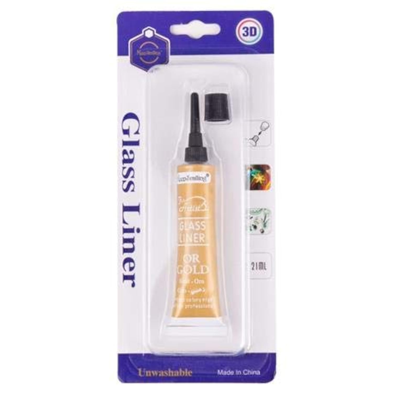 Samvardhan Glass Paint Liner, 21ml (Golden) (B08T9RSDWS) Amazon Price History, Amazon Price Tracker