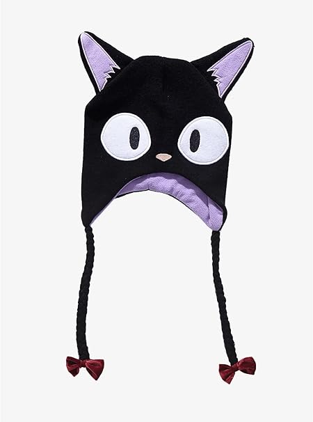 Amazon Co Jp スタジオジブリ 魔女の宅急便 ジジ 黒猫 コスプレ ビーニー キャップ ニット帽 帽子 ホビー