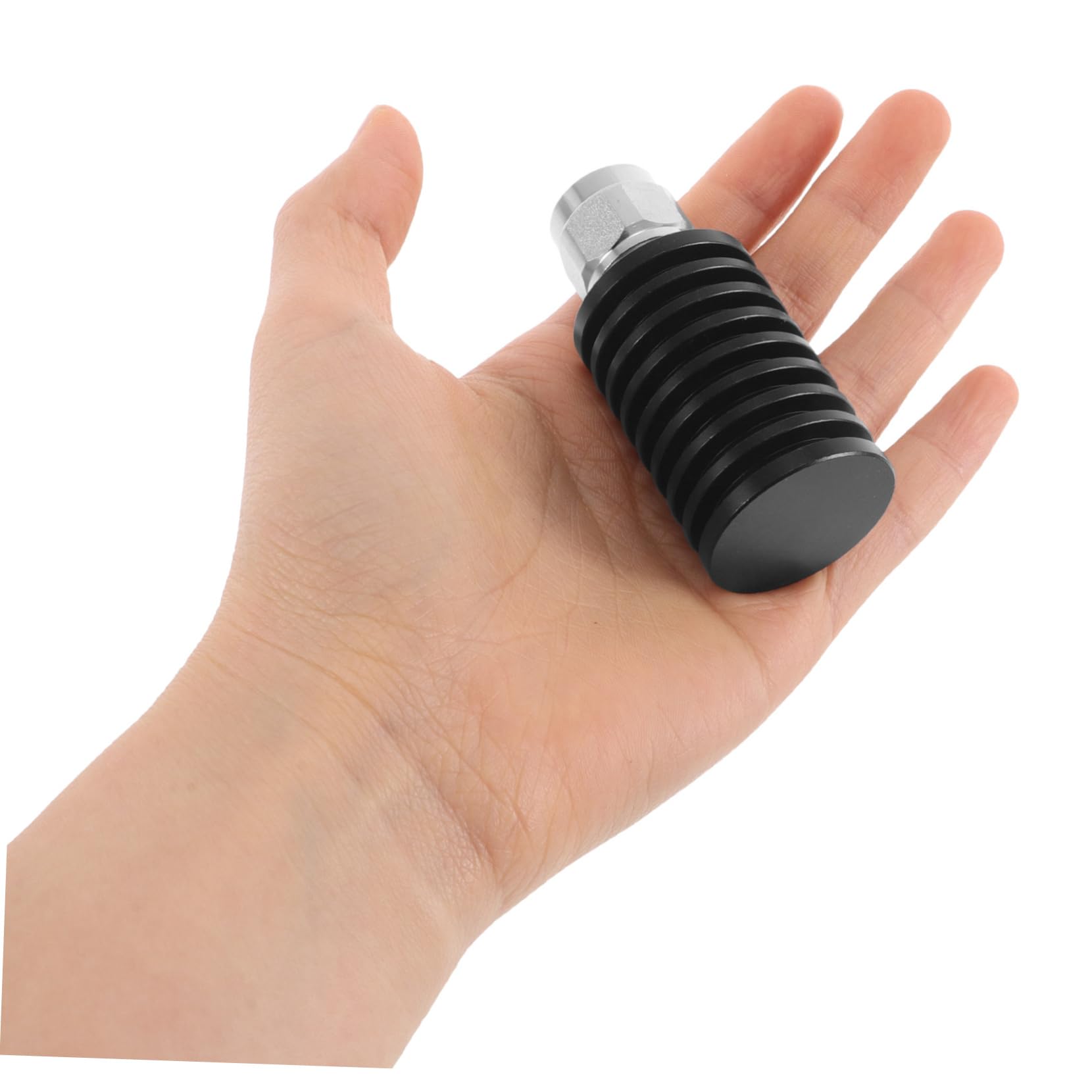 Angoily Connecteur de Terminaison Fixe N-Type 50 Ohm 25w pour Radio, Charge Coaxiale Dc-3ghz en Aluminium et Cuivre, Installation Pratique pour Tests et Réglages