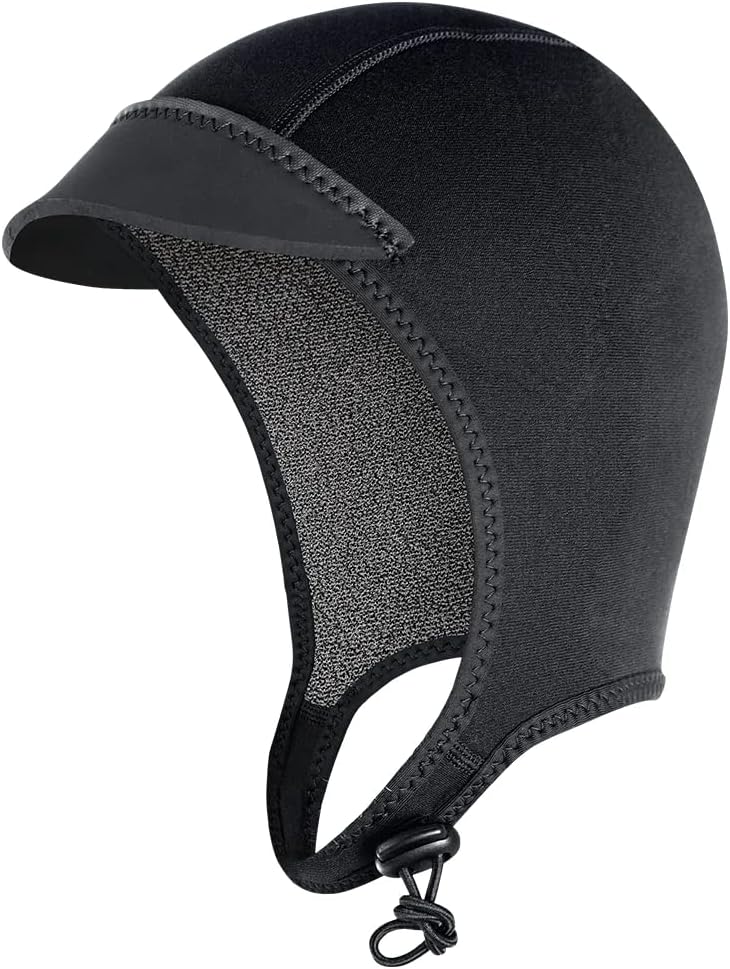 XCEL Axis Wetsuit Cap, Includes Bill and Adjustable Strap, 2mm