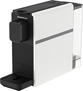 Melchioni Family | Creamy Capsule Coffee Machine Compatible Nespresso, 3 Coffee Selections (Short, Long, Double), 0.5L Tan…