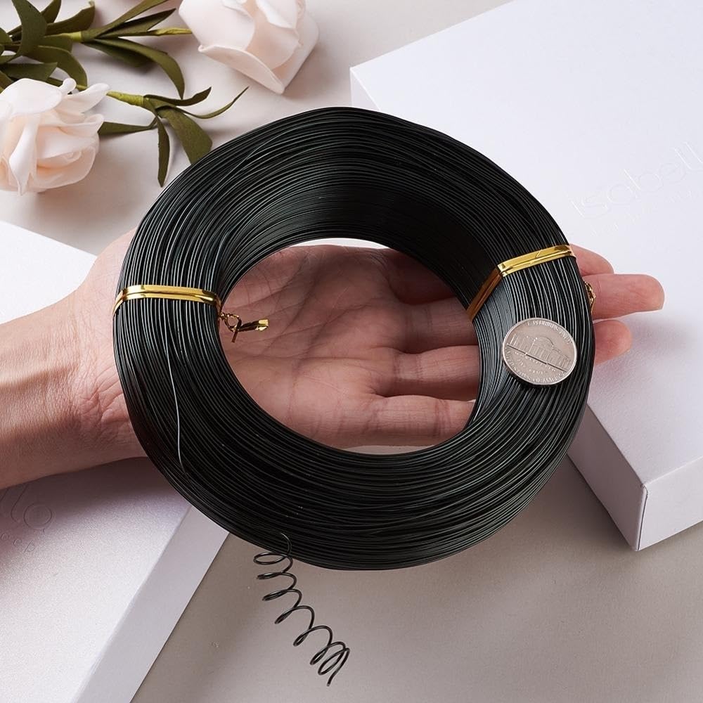 Aluminiumdraht 500 g 0,6/1,2/1,5/2,0/3,0 mm Aluminiumdraht, DIY-Schmuckkomponenten, Zubehör, Finden, Herstellen, Halsketten, Armbänder, Bastelbedarf (Color : LightGrey, Size : 3.0mm 25m)
