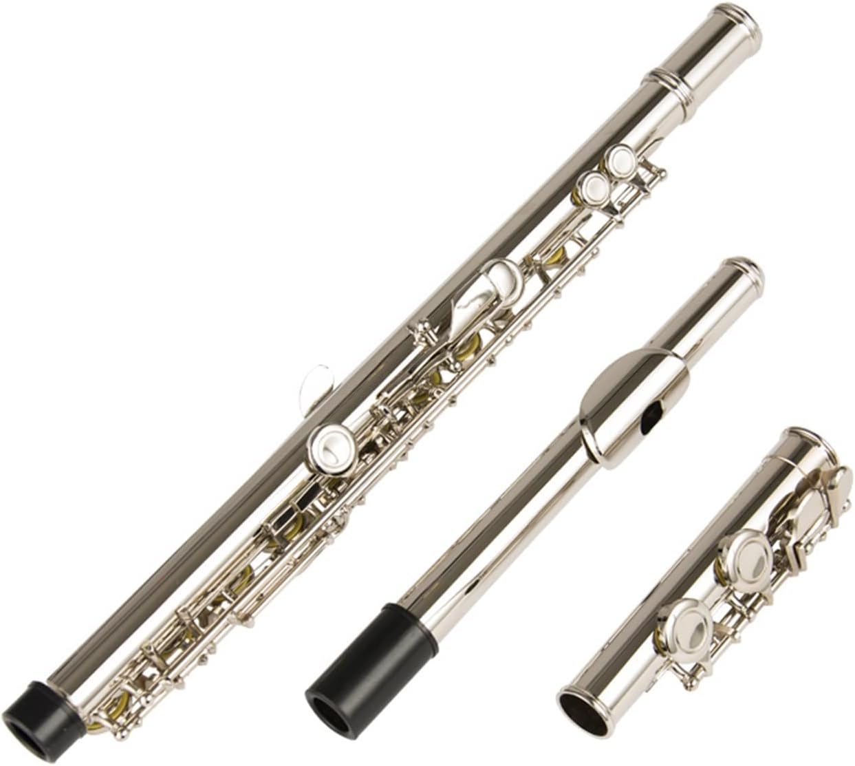 フルート楽器 16穴 ニッケルメッキ 初心者フルートCキー 16穴 Cキー