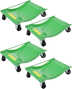 Car Dolly Set 10000 LBS, 24x15 Wheel Skates for SUV/ATV