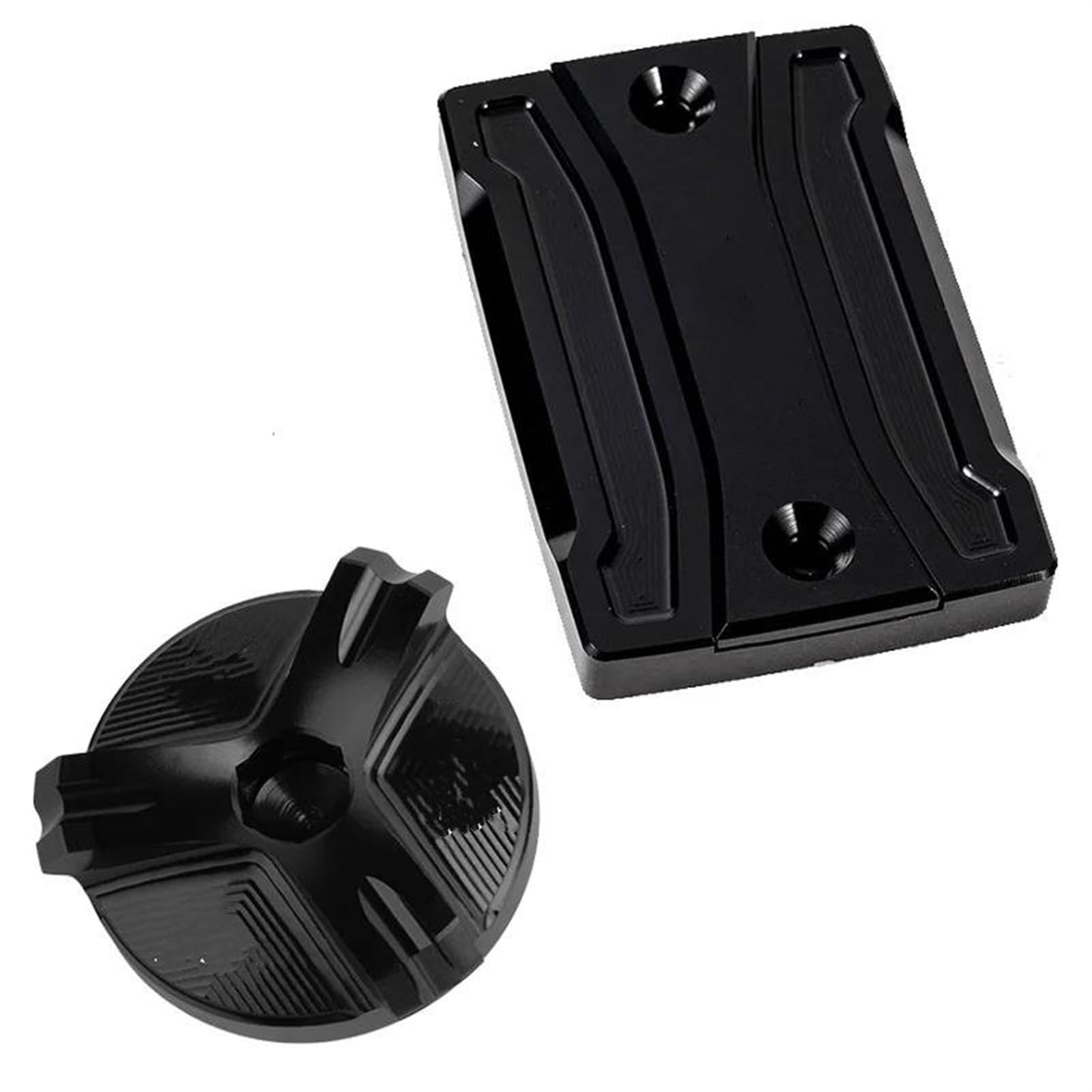 Tapa De Depósito Líquido Frenos Delantero Motocicleta, Tapón Llenado Aceite Motor, Tornillo para Tenere700 XT700 2019-2021 Reemplazo | Black Comb